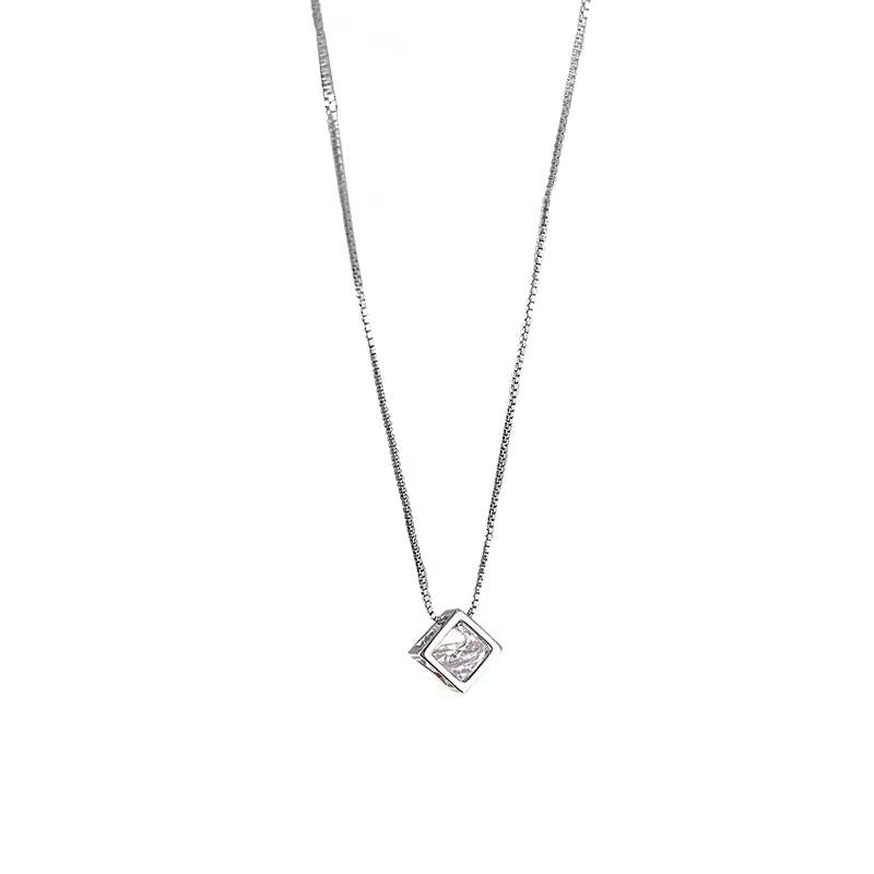 N-202】925 Sterling Silver Moissanite Necklace